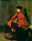 John Everett Millais Famous Paintings - My First Sermon